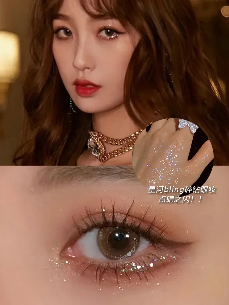 K'APEINE 눈꽃 아이섀도우 팔레트 9색 진주광택 폭발적인 글리터 반짝이는 크리스탈 파우더 메이크업용