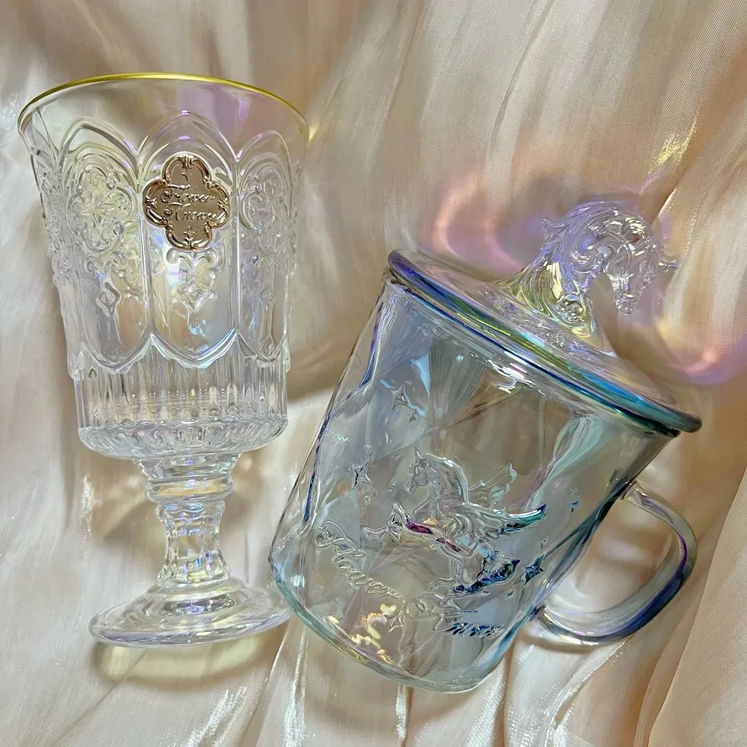 Flower Knows the 6 Th Anniversary Surrounding Unicorn Cup Cupid Handheld Mirror Table Mat Carpet mirror decoration  makeup