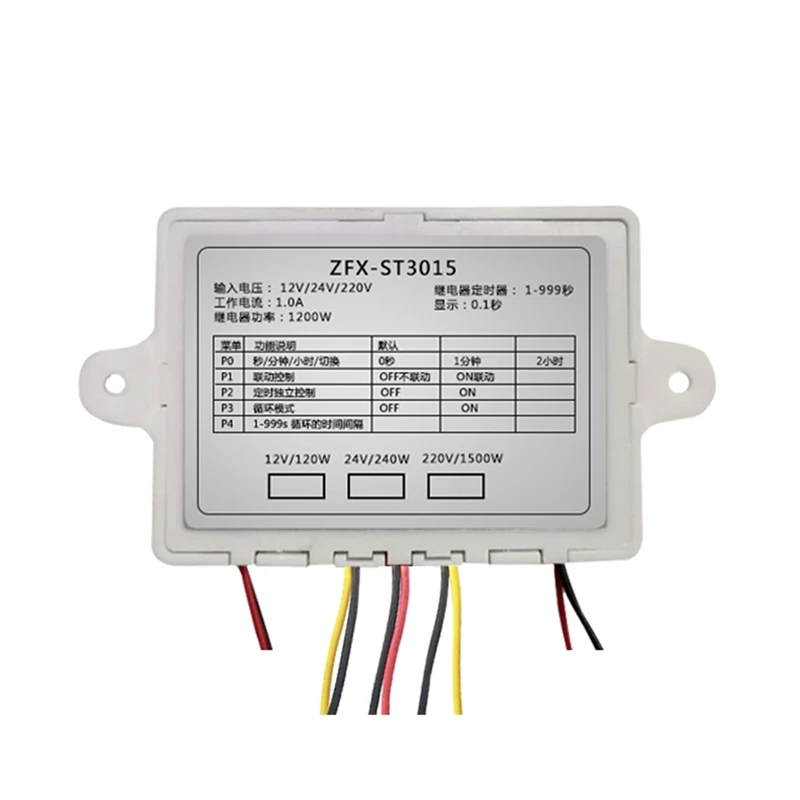 وحدة تحكم بشاشة رقمية LED ، ترموستات الحواسيب الصغيرة ، وحدة تحكم ذكية بالوقت ، ضبط ، 12 فولت ، 24 فولت ، درجة الحرارة V