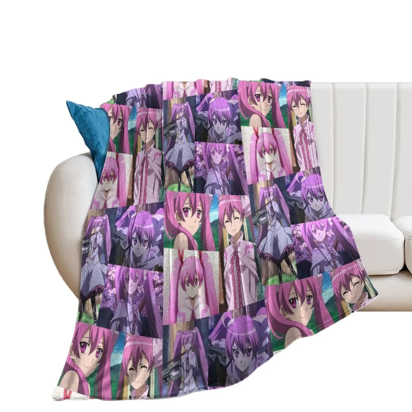 Anime Akame ga Kill Mine Throw Blanket Kid'S Sofa Throw Blankets