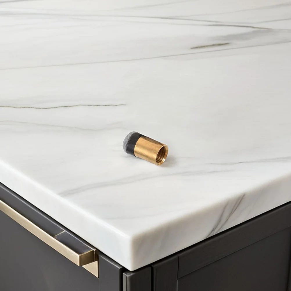 

5Pcs Billiard Cue Tips Replacement Brass Ferrule Set Secure Fit Pool Stick Repair Accessories for Stability and Durability