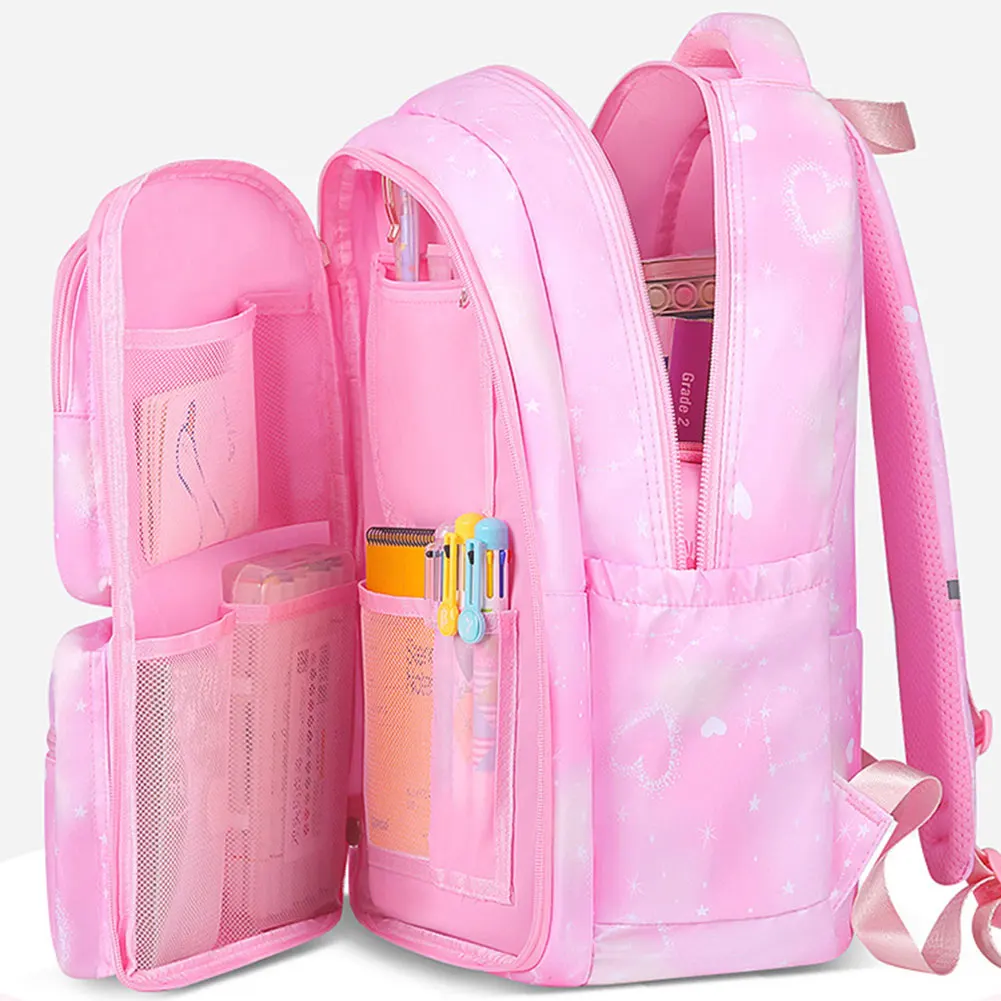 Zaino carino per studenti della scuola primaria, elegante, portatile, versatile, traspirante, per libri prescolari