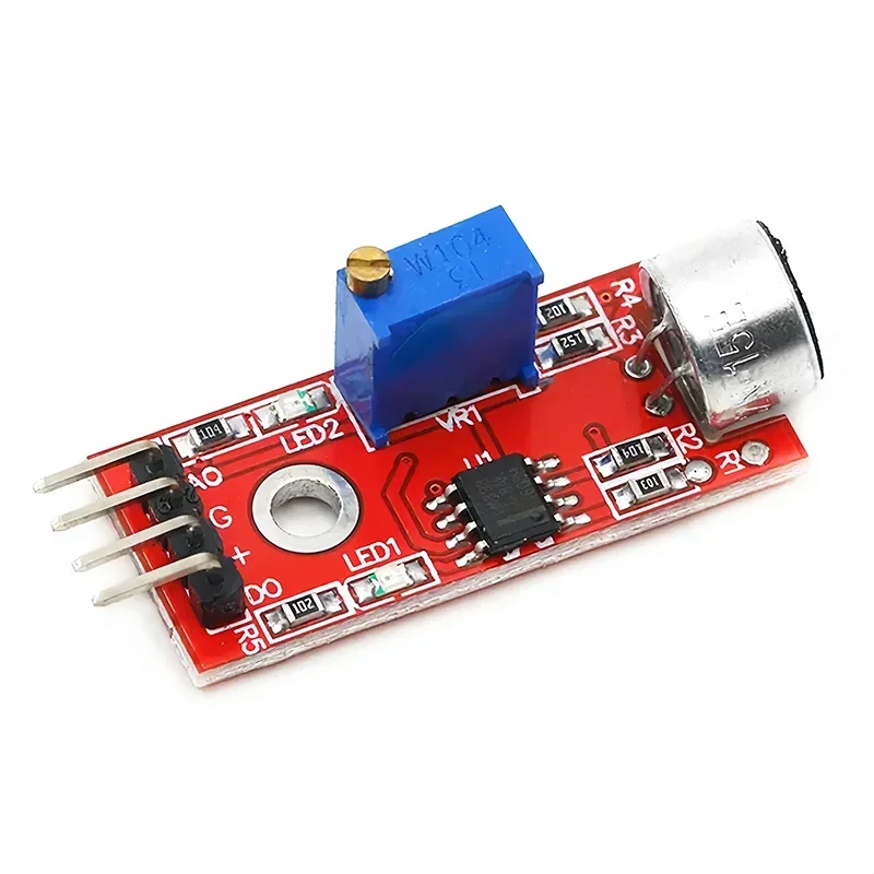 3pin Voice Sound Detection Sensor Module KY-037 High Sensitivity Microphone DIY Intelligent Smart Vehicle For Robot Car