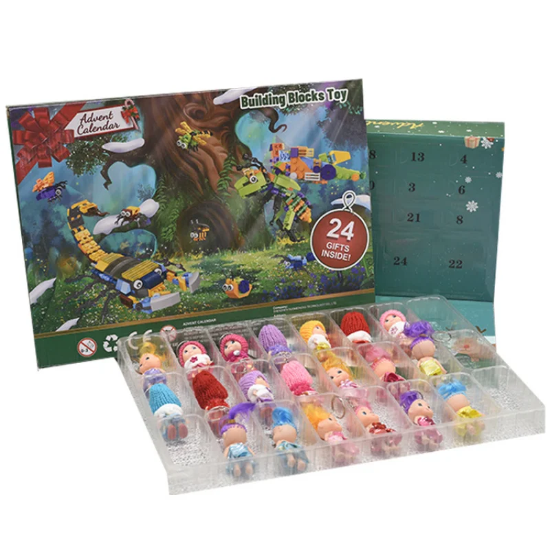 Custom. Dongdongle Empty Box Box Packaging Paper Box In Stock 24 Grids Easter Proof