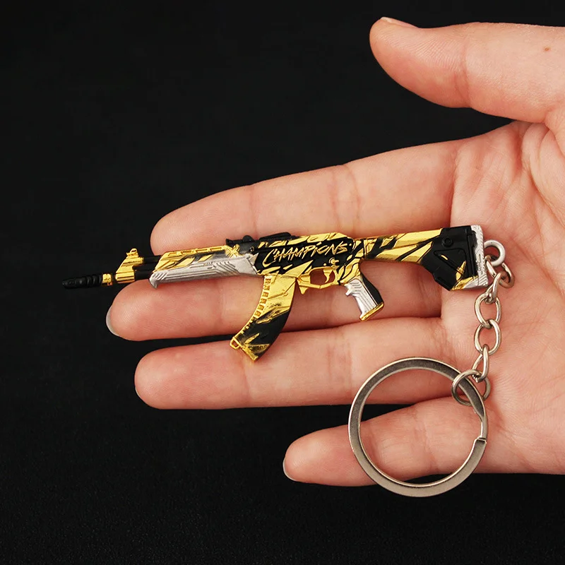 Valorant Weapon Champions 2021 Skin for Vandal Keychain Model Toy Metal Knife Game Peripheral Samurai Sword Gifts Toys for Boys