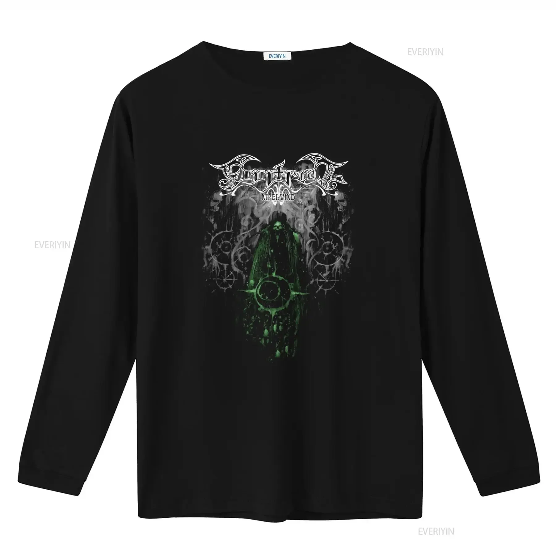 FINNTROL Nifelvind T Shirt Gothic Punk Rock Band  vintage Washed Versatile streetwear Soft Unisex Stretched Stylish graphic