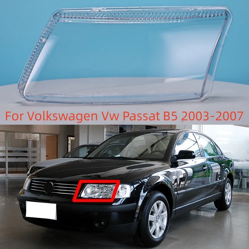 

Для Volkswagen Vw Passat B5 2003 2004 2005 2006 2007 автомобильные аксессуары прозрачный материал ПК фары линзы лампы