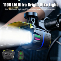 Waterproof Bike Flashlights Cut-off Line Bicycle Handlebar Front Hanging Light Mountain Bike Ceiling Lamp for bike Accessories