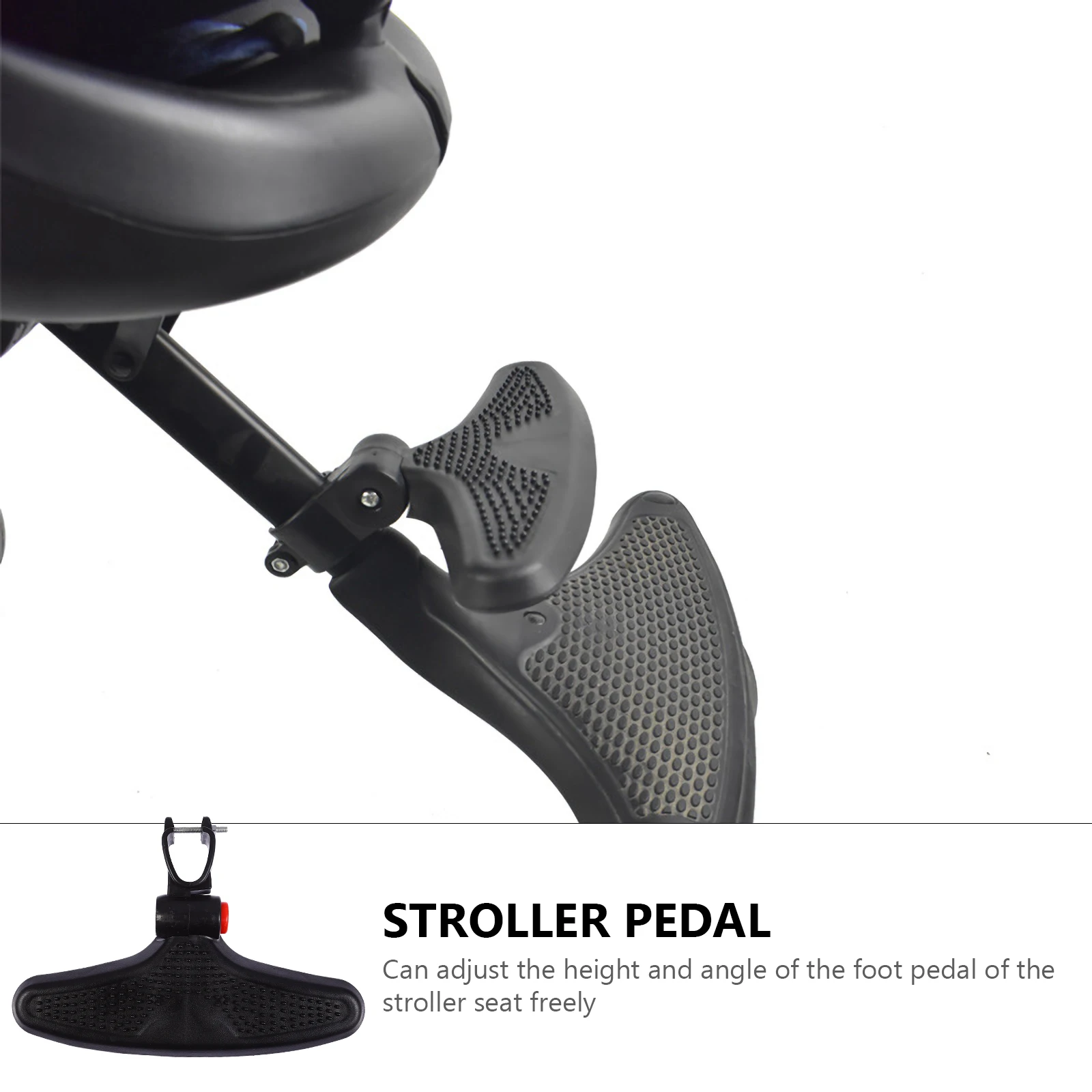 

Adjustable Stroller Footrest Baby Cart Footboard Extendable Feet Support Plastic Universal Child Cart Accessory