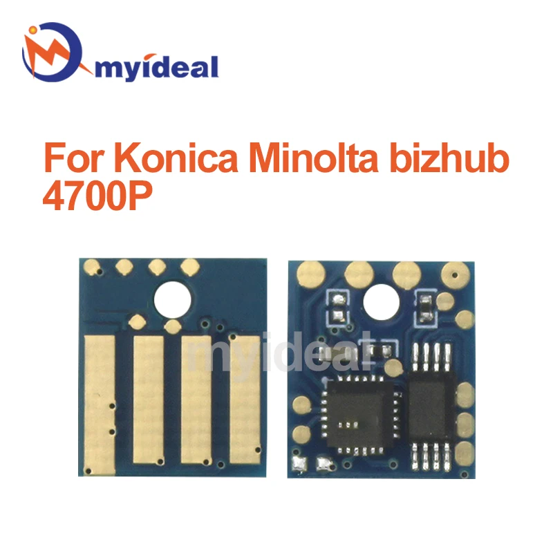 Tnp37 Tnp34 Tonercartridge Chip Voor Konica Minolta Bizhub 4700P 4700 Tnp 37 34 Reset Printerchips Opnieuw Vullen