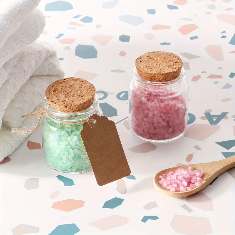 

18 упаковок мини-стеклянных бутылок Jarvials с пробками - прозрачные стеклянные контейнеры для банок, герметичное уплотнение для свадебных сувениров