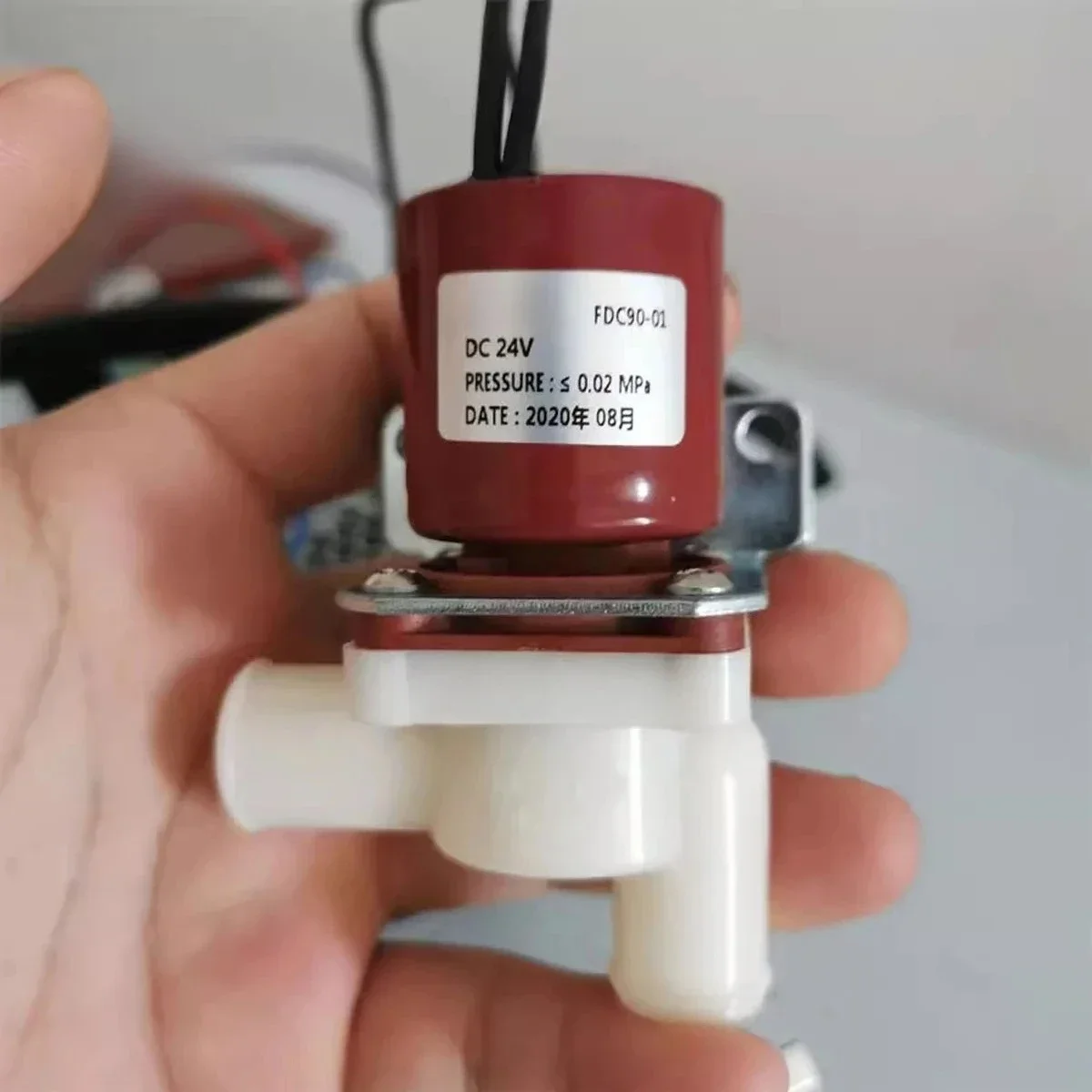 WZ-Cleaning Machine Parts XILEJIA FDC90-01 DC24V Universal Solenoid Valve Drainage Valve For Driving Cleaning Machine