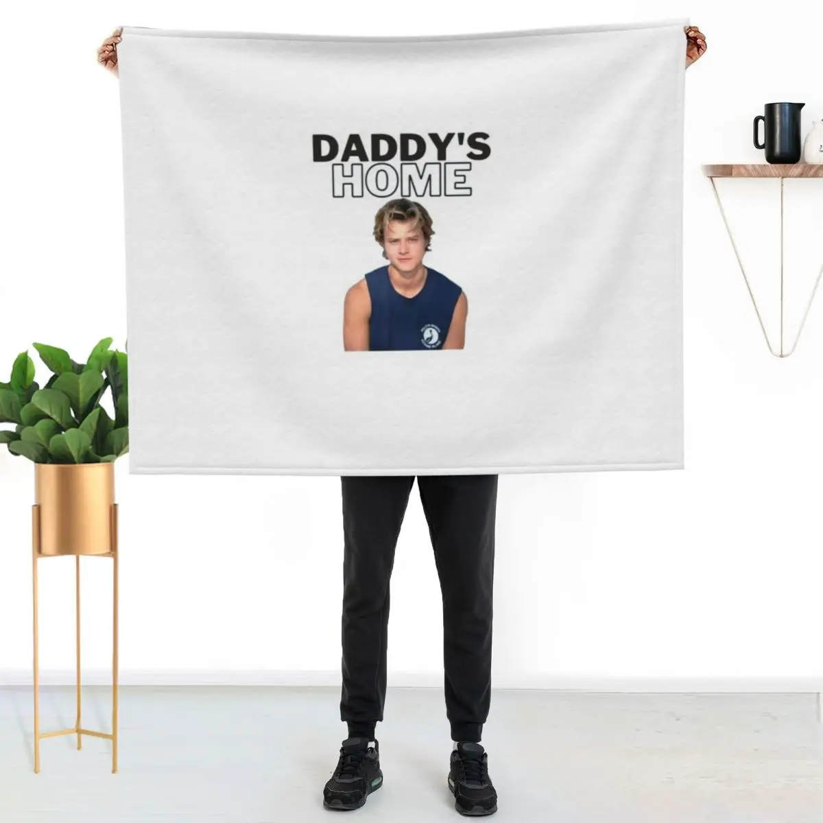 Daddys Home JJ Maybank Rudy Pancow Shirt Throw Blanket Loose Plush cosplay anime Shaggy funny gift Blankets