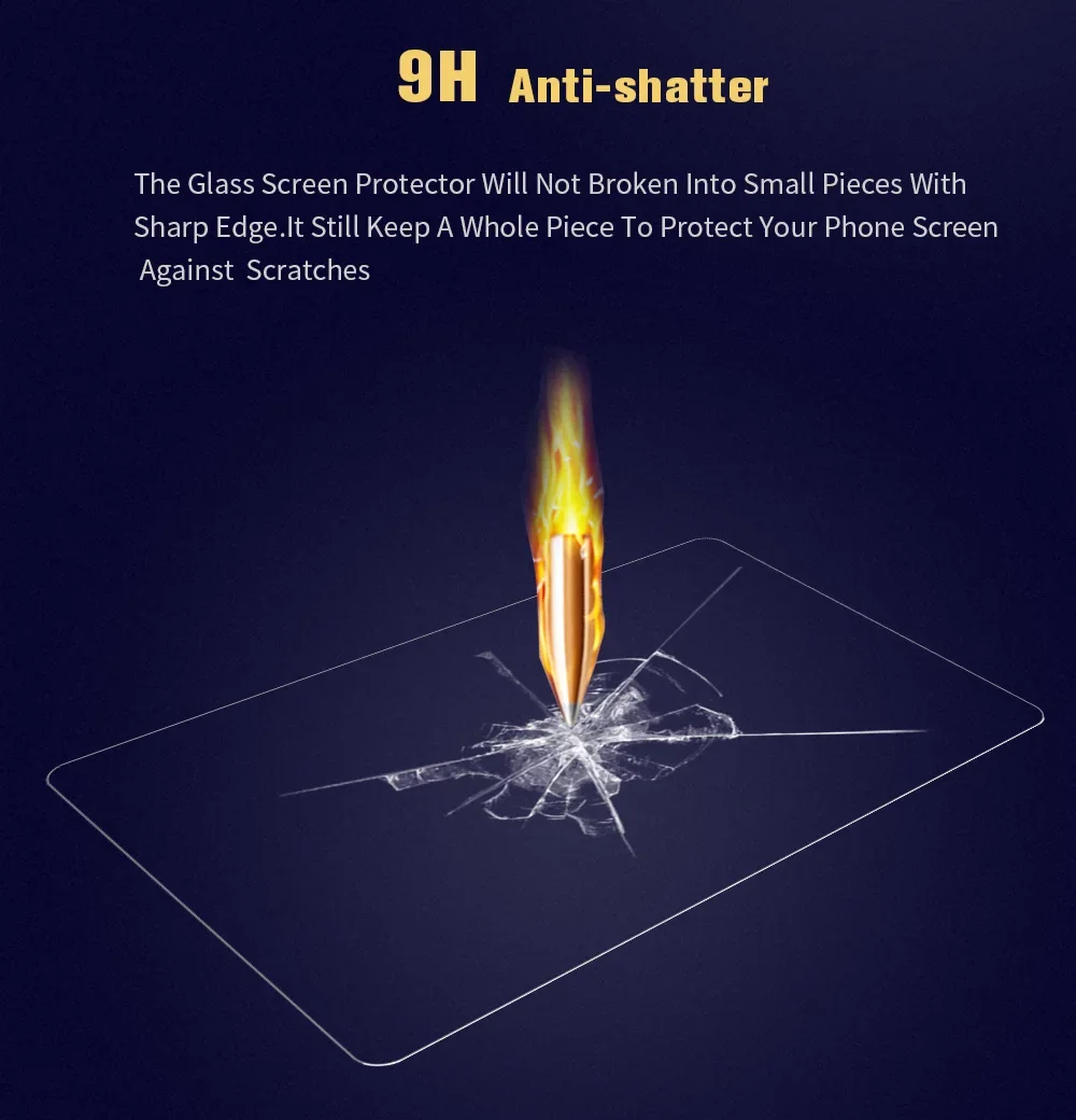 9H HD Tempered Glass Film For Teclast M40 P20HD SC9863A GPS Android 10 Octa Core 10.1 inch Tablets Screen Protector Film Guard