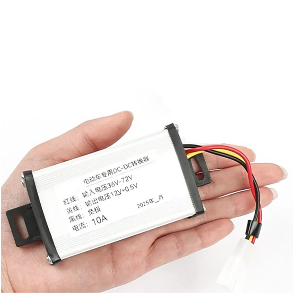 1pc 120W Electric Vehicle DC Converter 36V-72V To 12V10A Step Down Voltage Converter For Electronic Devices