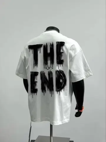 Men's Casual T-Shirt Print,Spring Summer New T-shirts Y2K High Street Punk European American Men Retro