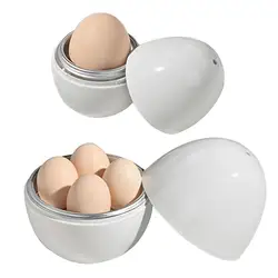 1/4 eggs Microwave Egg Steamer Boiler Cooker Easy Quick 5 Minutes Hard Or Soft Boiled Kitchen Cooking Tools Accessories