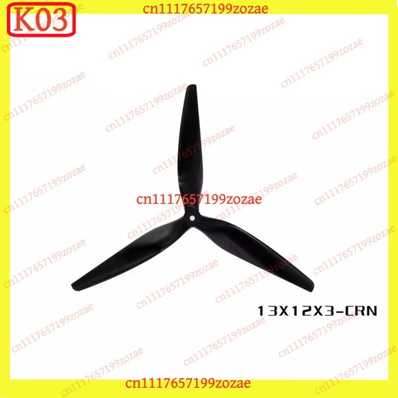 k03 1pair 13X12X3 1312 V2 13X9X3 1390 V2 13inch 3-bladed CRN Propeller CW CCW For RC X-Class FPV Drone MultiRotor