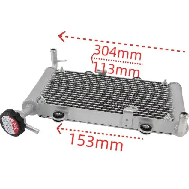 Factory Direct Sale Aluminum Motorcycle Parts Engine Radiator Motocross Accessories Radiator