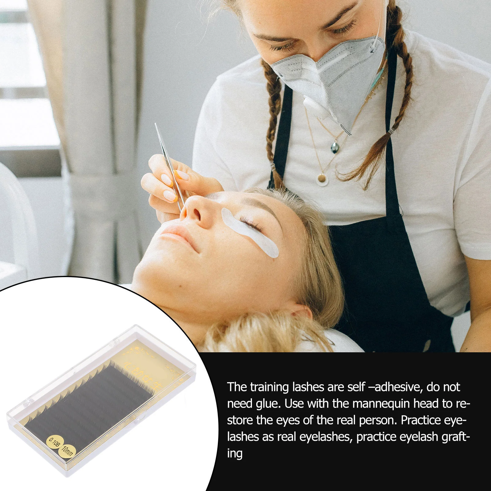 1 Box False Eyelashes Premium Thin Long Fake Lashes For Women Thick Volume Dense Makeup Lashes Party Wedding Night Out Daily