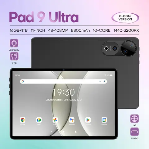 Lenovo Tab M11(11인치)용 화면 보호기 2024 출시 투명 긁힘 방지 태블릿 강화 유리 필름 지문 방지 10 오리지널 패드 9 울트라 11인치 16GB 램 1TB 롬 태블릿 안드로이드 15 코어 패드 태블릿 PC 폰 듀얼 와이파이 태블릿 안드로이드 8800mAh