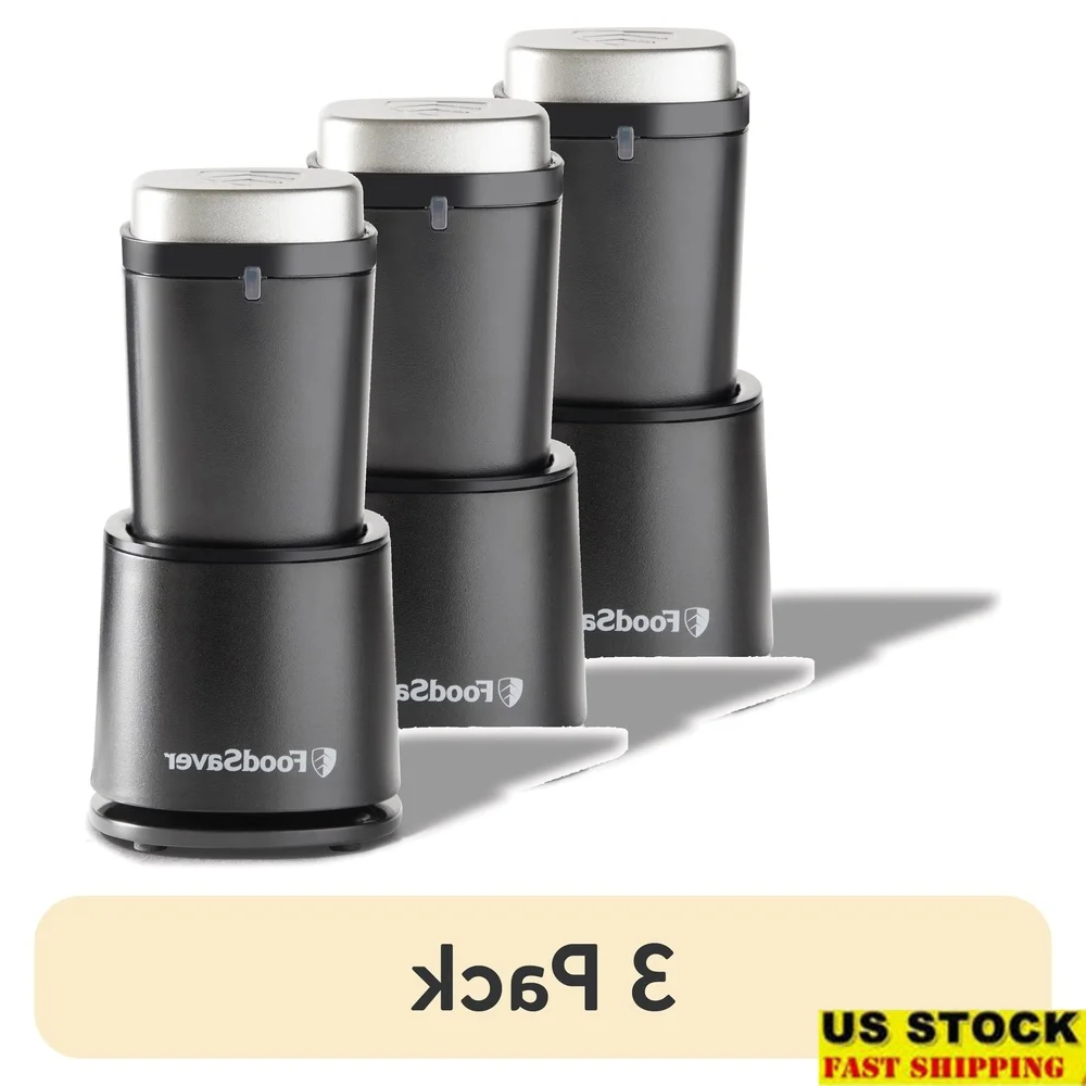 

Cordless Handheld Vacuum Sealer 3 Pack Powerful Motor Seals 60 Quart Bags Charging Base Docking Station Included