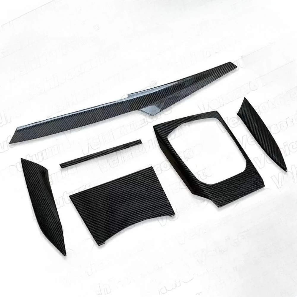 Dry Carbon Fiber Material for BMW G20 3Series M340i 2024 2025 Interior Carbon Fiber Instrument Panel Center Console Shift Lever