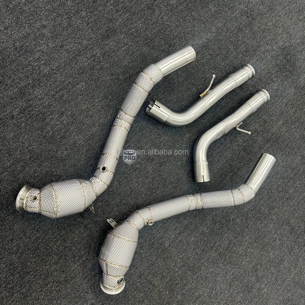

PRO High Performance 4.0T Catalytic Converter Exhaust Downpipe for Mercedes-Benz G63 G500 G550 W464 High Quality
