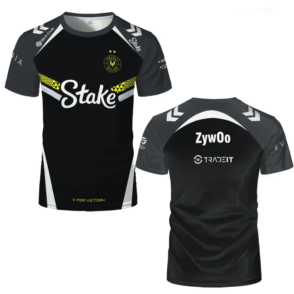 تي شيرت Pro Vitality 2025 EWC Edition Jersey CS2 Esports Club زي Zywoo قابل للتنفس CSGO Pro League للرجال والنساء #4