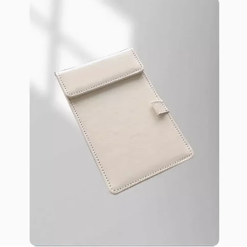 Hotel Leather Note Holder Guest Room Message Holder Restaurant Bill Bill Holder Wallet Writing Pad  Clipboard with Storage