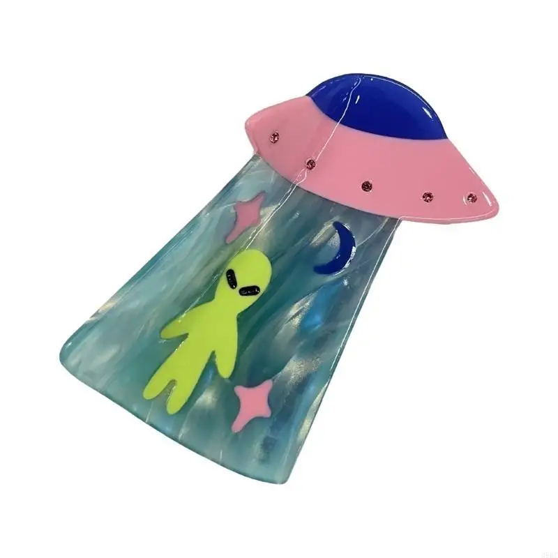 

39BC Colorful Hair Clip for Women Eye Catching Claws Acetate Hair Accessories