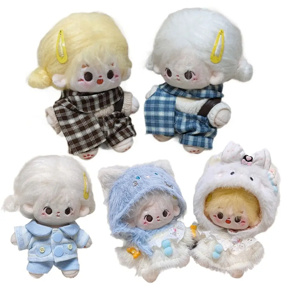 

Милые сменные игры, хлопковая кукольная одежда, детские игрушки, повседневный свитер, комплект брюк, платье, аксессуары для кукол «сделай сам», для куклы 10 см