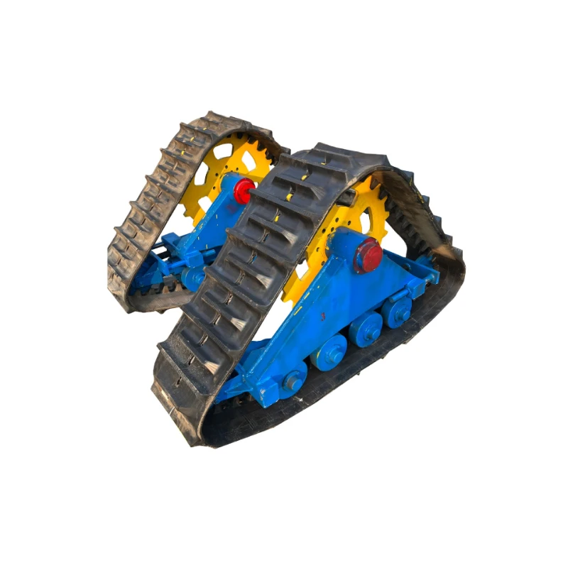 

Triangular track chassis rotary tillage wheel anti-sag agricultural machinery triangular track wheel harvester modified