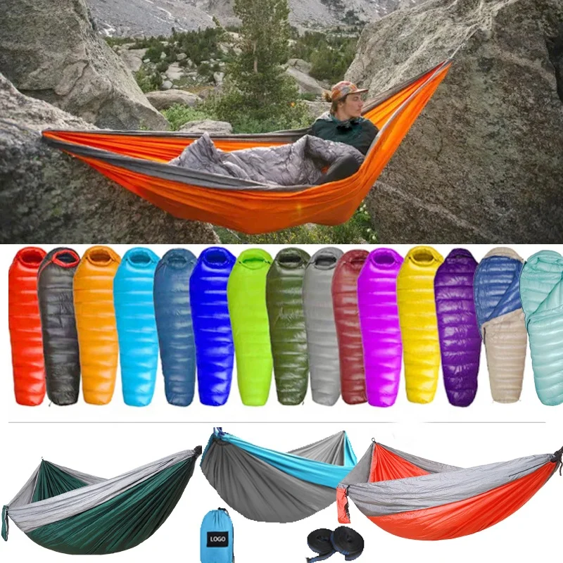 Outdoor Camping Package Hammock with Sleeping Bag with Ultralight Backpacking