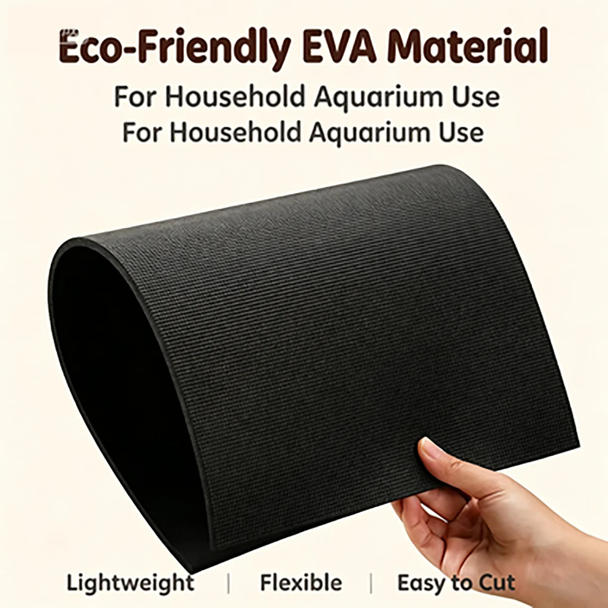 Black EVA Foam Cushion Pad Non‑Slip Shock‑Absorbing Buffer Mat Multi‑Purpose Rectangular Protective Base Pad for DIY Hardware