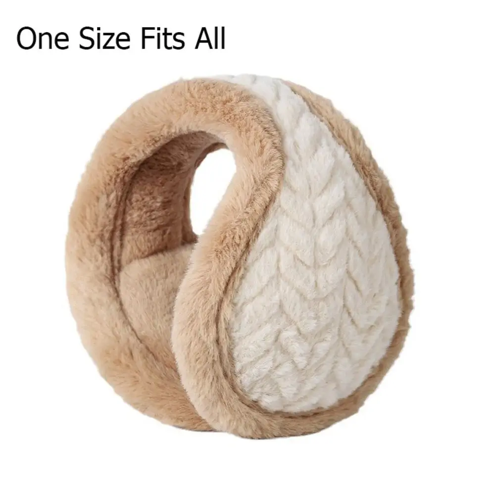 New Foldable Plush Warm Earmuff Cold Protection Thickened Ear Warmer Ear Protector Soft Plush Ear Cover Winter