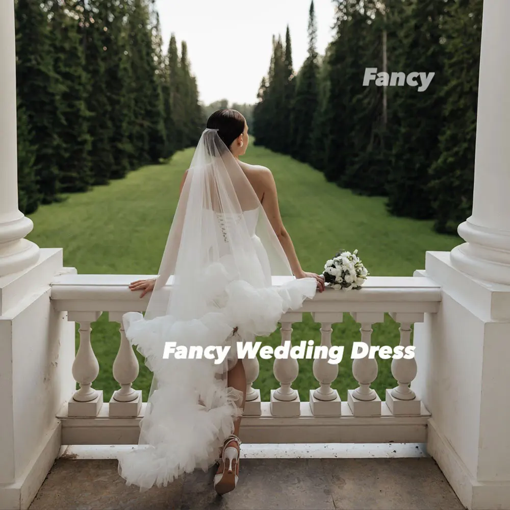 Fancy Simple Mini Short Wedding Dress Saudi Arabia Soft Satin Sleeveless Bridal Gown Back Corset Evening Dresses Customized