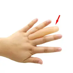 1pcs Fake Finger Sixth Middle Finger Appearing And Vanishing Magic Tricks Illusion Magician Prop Juegos De Magia Kids Toy