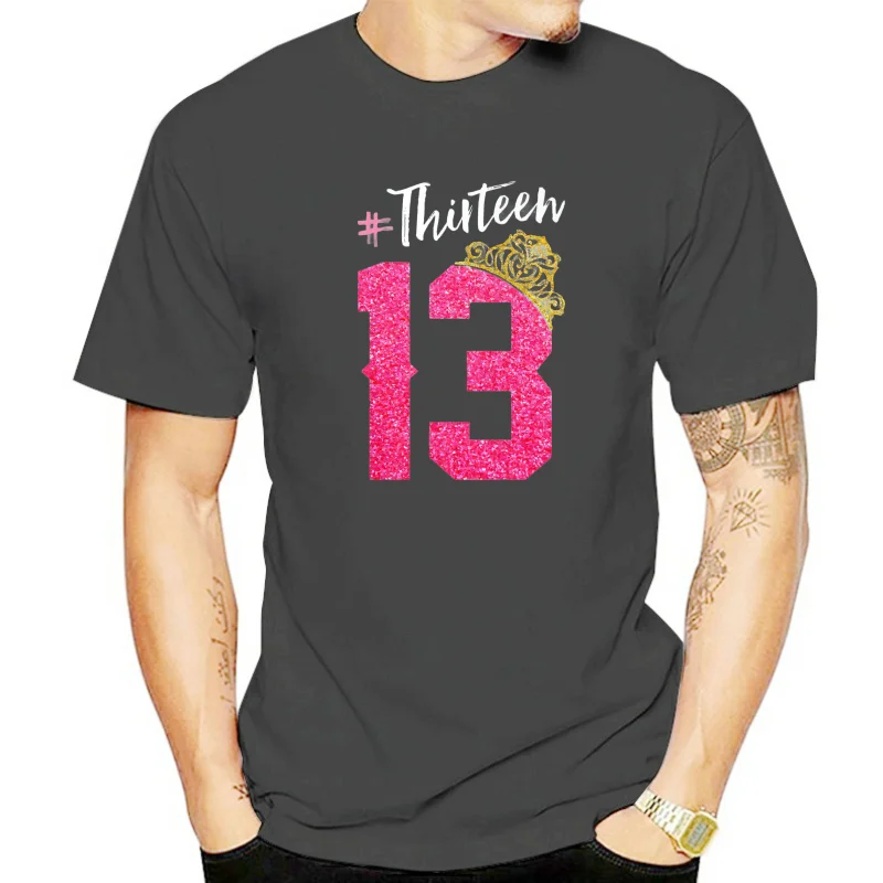 

13 Years Old Official Teenager 13th Birthday Girls Premium T-Shirt Compan Print T Shirts Cotton Tops Shirts For Men Customized