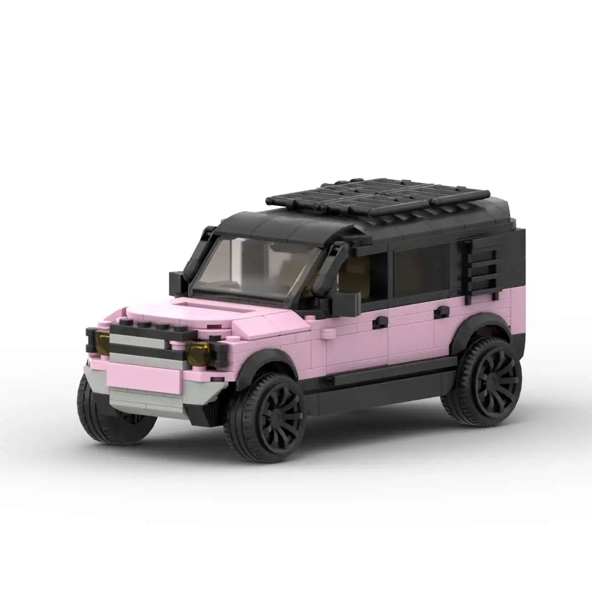 MOC Kreative Bausteine Stadt-Sportwagen Technisches Renn-SUV Geländewagen-Modell DIY Kinder-Puzzle Bausatz Spielzeug Geburtstagsgeschenk für Jungen – Detail 8