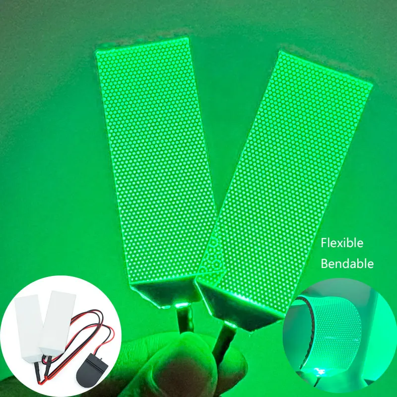 Flexibele buigbare DIY LED-lichtogenkits voor Iron Man Halloween-helmmasker Ooglicht Cosplay-accessoires kunnen bijgesneden rekwisieten