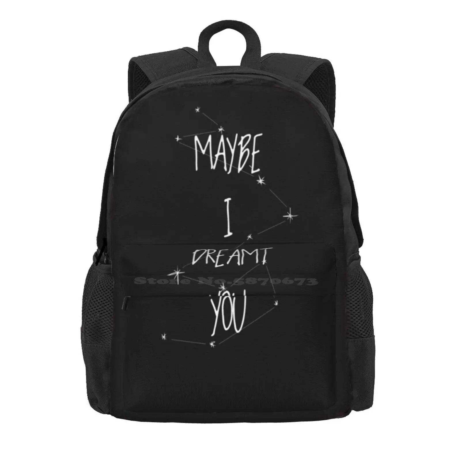 Maybe I Dreamt You Ronan Lynch Hot Sale Schoolbag Backpack Fashion Bags The Raven Boys The Raven Cycle The Raven King Trc Trk