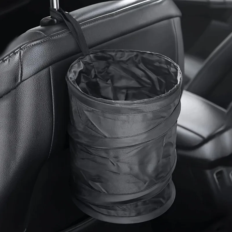 1Pc Collapsible Car Trash Can Universal Fit for All Vehicles Durable & Easy To Clean Ideal Gift for Car Owners