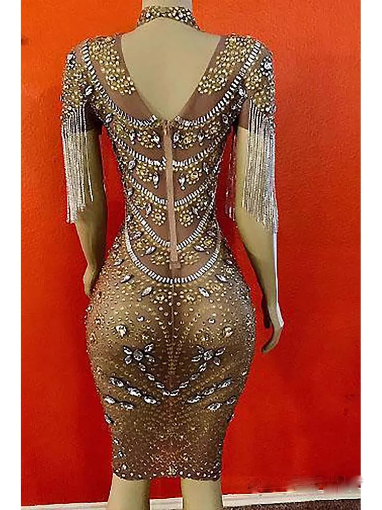 고품질 핫 스탬핑 섹시한 탄력성 반팔 드레스 2025 신상 맞춤 여성 의류