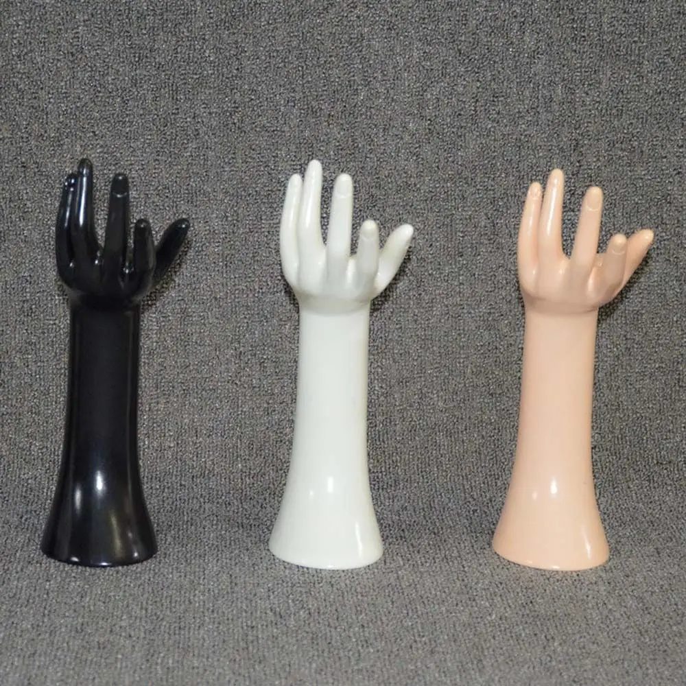 

Rings Watches Mannequin Hand Model Necklace Bracelet White/Skin/Black Jewelry Display Hand Room Decor Model Stand