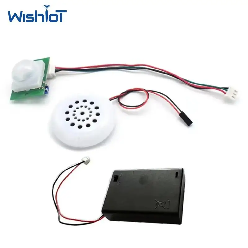DIY Infrared Motion Sensor Welcome Greeter USB MP3 Module Custom Voice Sound Recorder For Home Store Security Alert System