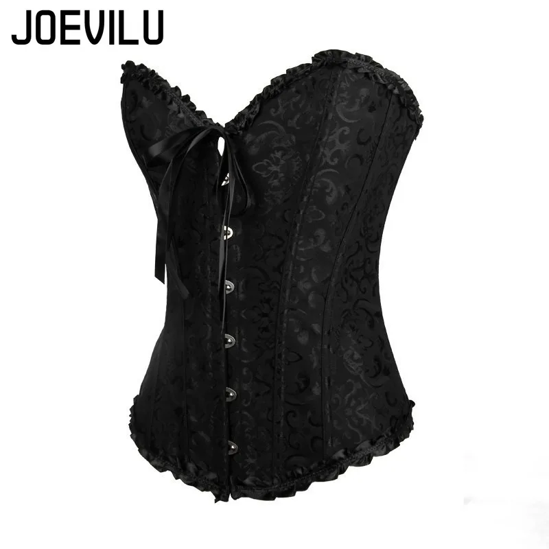 Sexy Steel Boned Corset Top Push Up Bustier Wedding Bride Underwire Tummy Shapewear Overbust Crop Tops for Women Cute Y2k Tanks