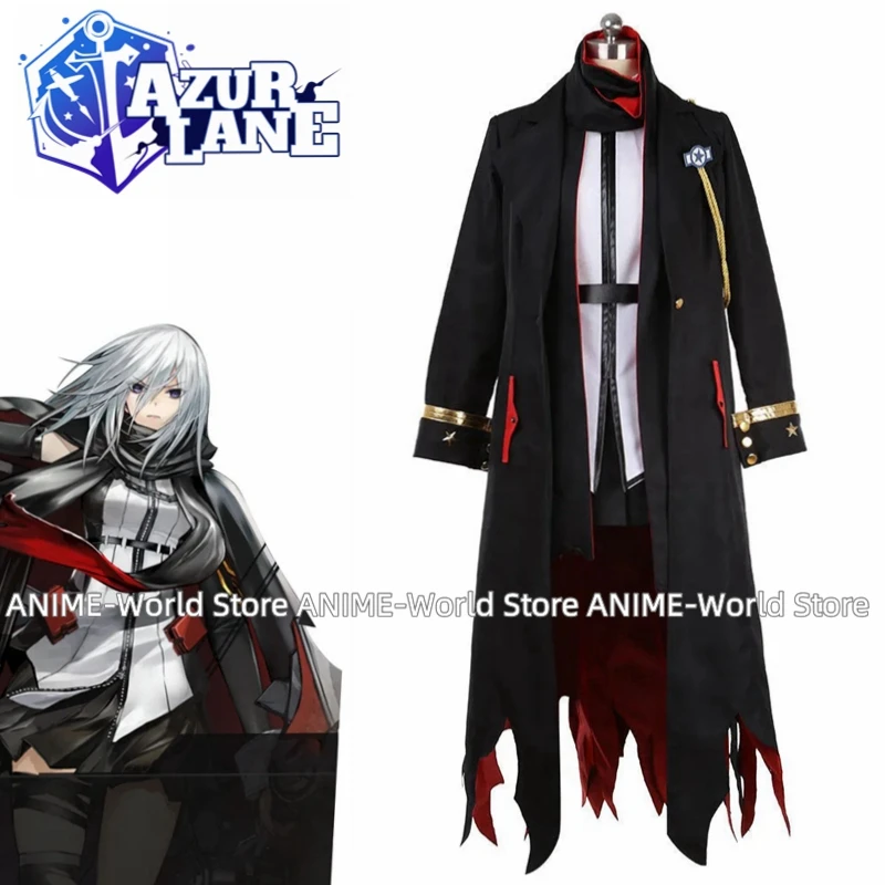 

Game Azur Lane Enterprise Alter Cosplay Costume Uniform Halloween Christmas Party Cosplay Costume