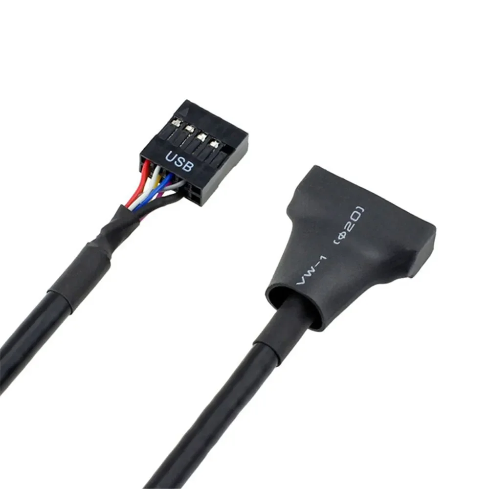 

USB 3.0 to 2.0 adapter cable, 20P to 9P adapter cable, terminal wire, and chassis after adapter