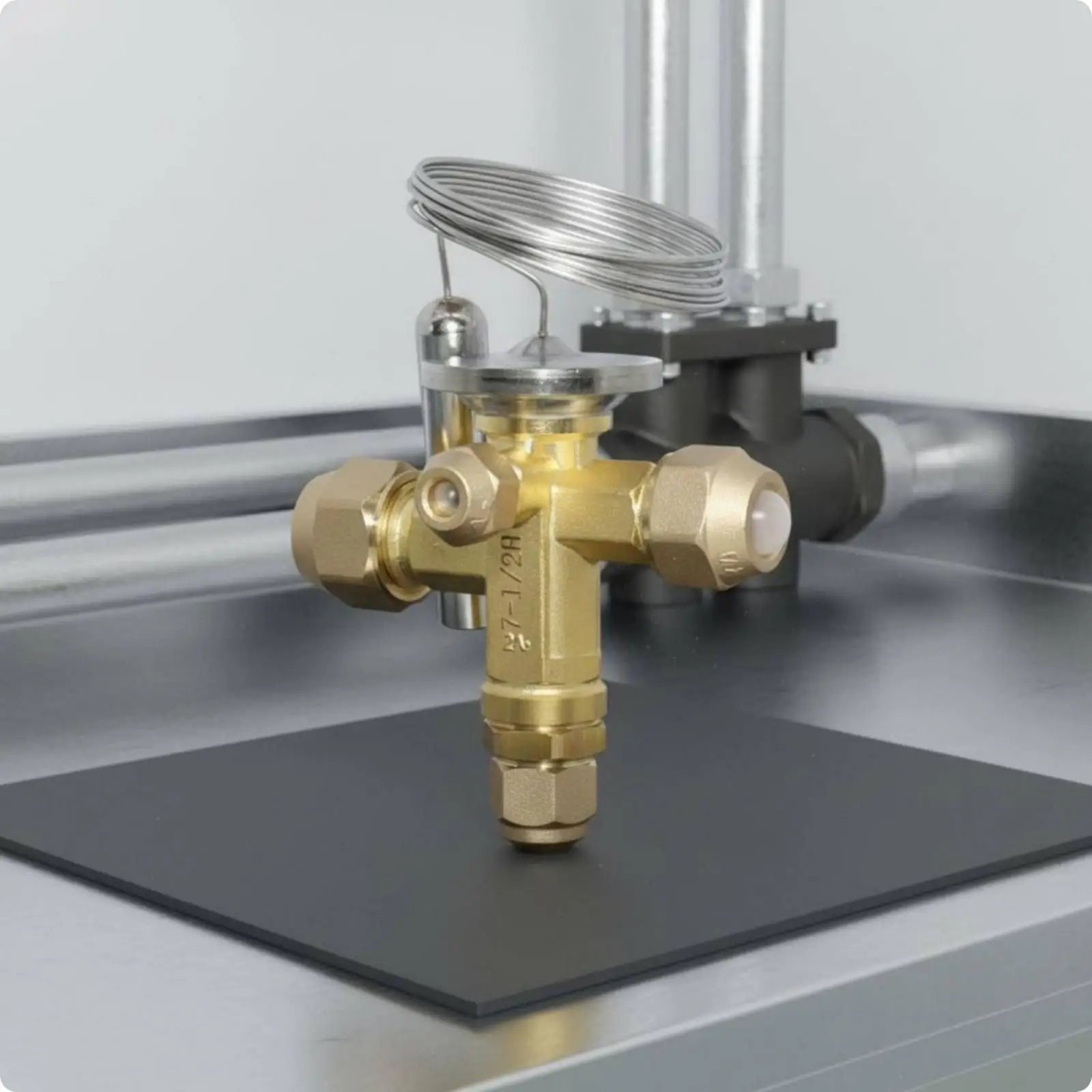 Thermostatic Expansion Valve for Air Conditioning Cooling System Refrigeration Control Device External Pressure Balancer Brass